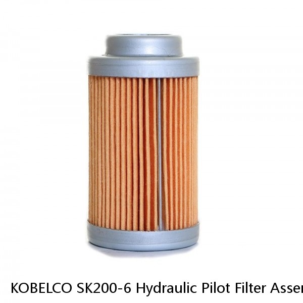 KOBELCO SK200-6 Hydraulic Pilot Filter Assembly Excavator Filter Long Service Life