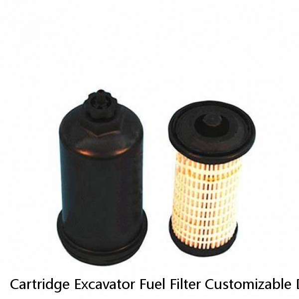 Cartridge Excavator Fuel Filter Customizable Dimensional Stable With OEM Service