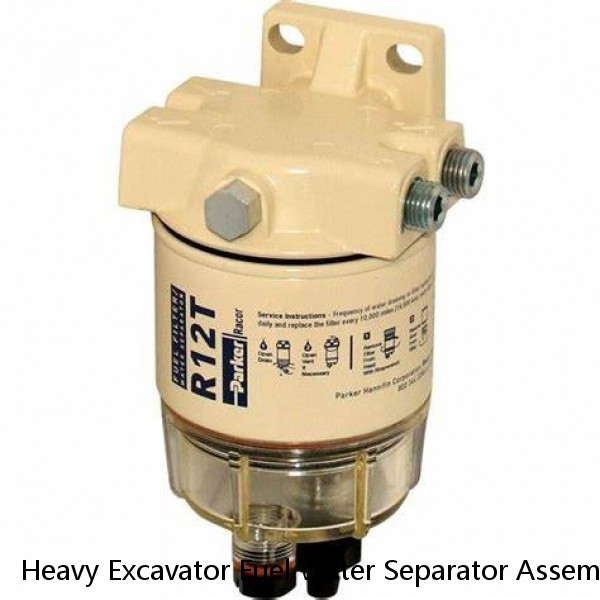 Heavy Excavator Fuel Water Separator Assembly Spare Parts High Strength Dimensional Stable water cup #1 small image