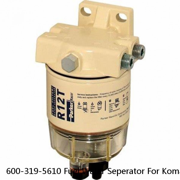 600-319-5610 Fuel Water Seperator For Komatsu Excavator #1 small image