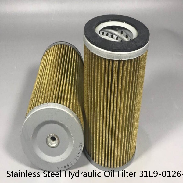 Stainless Steel Hydraulic Oil Filter 31E9-0126-A Spiral Central Tube Enhanced Support Strength Strong Sealing