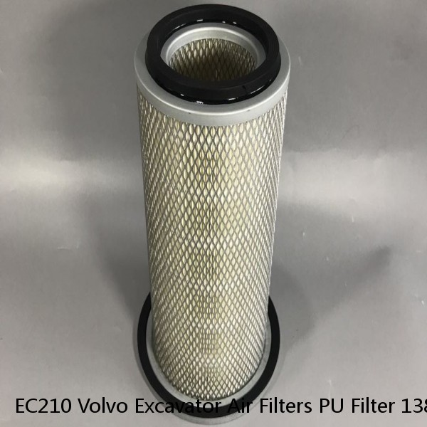 EC210 Volvo Excavator Air Filters PU Filter 138 Mm Inner Bore Steel Frame Structure Materials Fast Delivery #1 small image