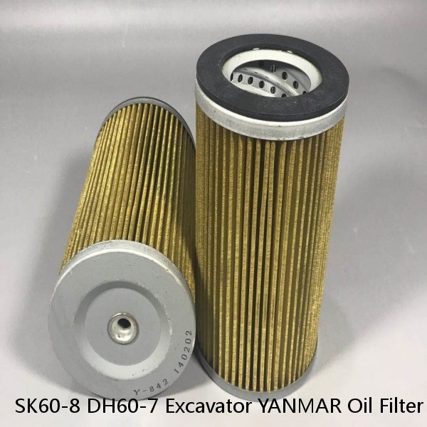 SK60-8 DH60-7 Excavator YANMAR Oil Filter High quality Impulse Resistance Clean Inwall Without Impurities #1 image