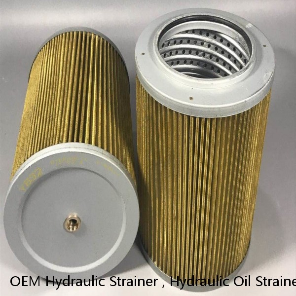 OEM Hydraulic Strainer , Hydraulic Oil Strainer Customized Size Steel Material #1 image