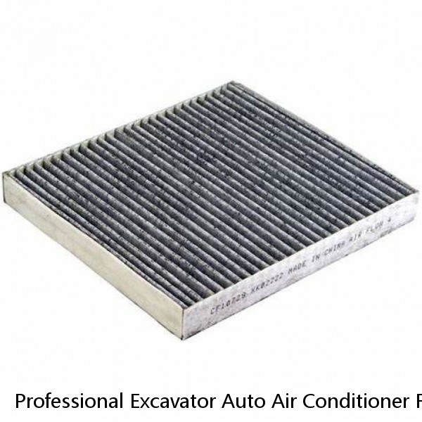 Professional Excavator Auto Air Conditioner Filter Fits Current Filter Housing Convenient Installation #1 image
